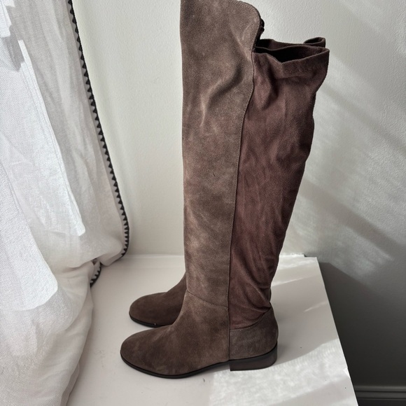 Lucky Brand Calypso Over-The-Knee Boots suede sz 7.5M - Picture 2 of 9